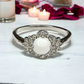 Memories Bloom: Floral Cremation & Breastmilk Ring in Silver or Gold